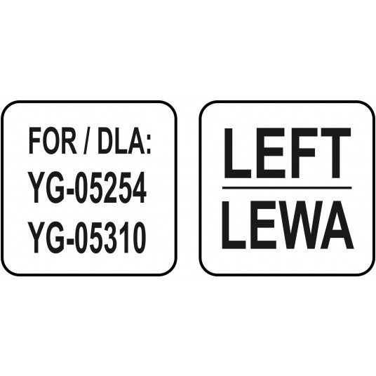 PROWADNICA LEWA DO PÓŁKI 408*630 -zdjęcie numer 1