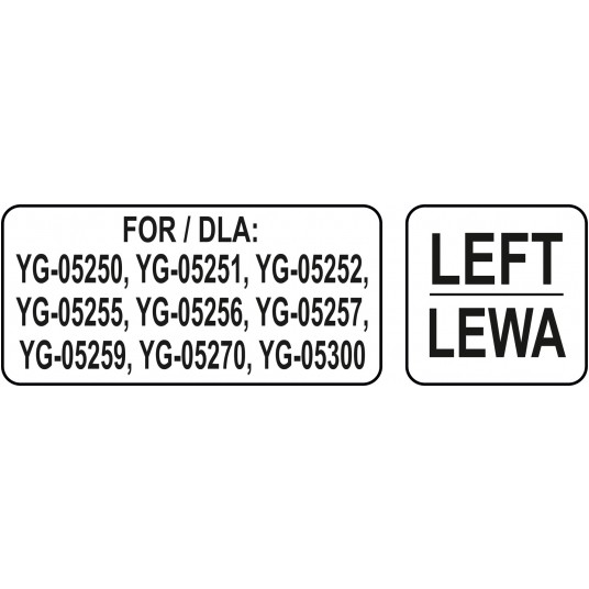 PROWADNICA LEWA ZAPASOWA PÓŁKI 333*530 -zdjęcie numer 1