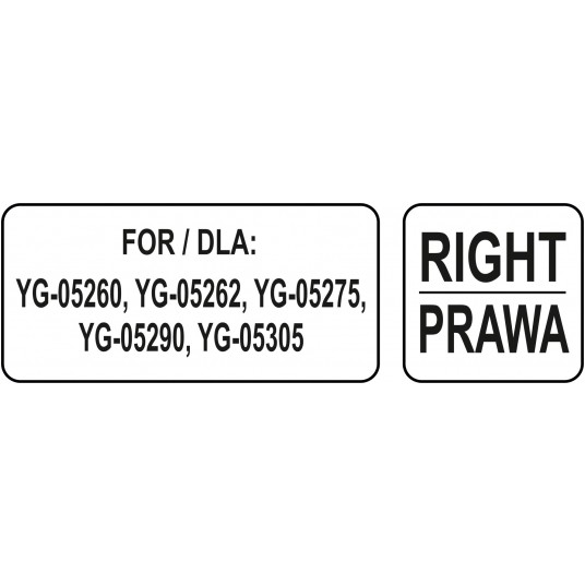 PROWADNICA PRAWA DO PÓŁKI 325*560 -zdjęcie numer 1