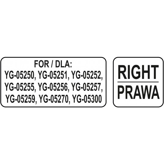 PROWADNICA PRAWA ZAPASOWA PÓŁKI 333*530 -zdjęcie numer 1