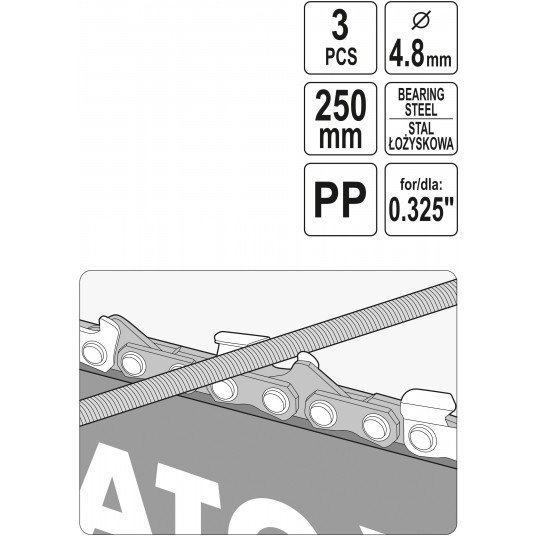 PROWADNIK Z PILNIKIEM DO ŁAŃCUCHÓW 4,8MM -zdjęcie numer 5