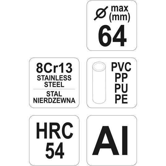 PRZECINAK DO RUR PVC DO 64MM -zdjęcie numer 5
