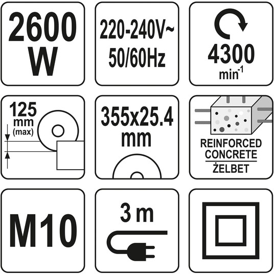PRZECINARKA 2600W 350MM -zdjęcie numer 13