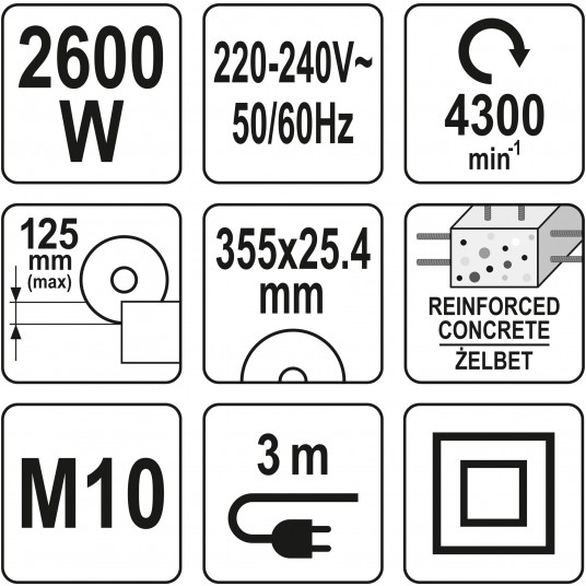 PRZECINARKA 2600W 350MM -zdjęcie numer 13
