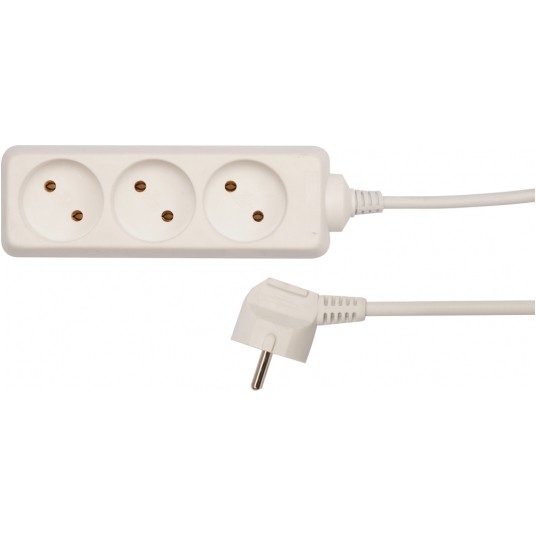 PRZEDŁUŻACZ EL. BEZ UZIEMIENIA 3G 1,5M -zdjęcie numer 1