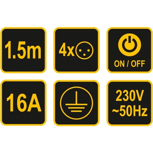 PRZEDŁUŻACZ EL/BI/ 4G Z/U 1,5M Z WYŁ. -zdjęcie numer 5