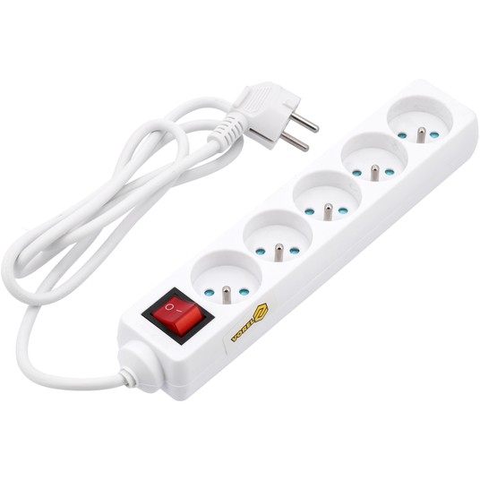 PRZEDŁUŻACZ EL/BI/ 5G Z/U 1,5M Z WYŁ. -zdjęcie numer 2