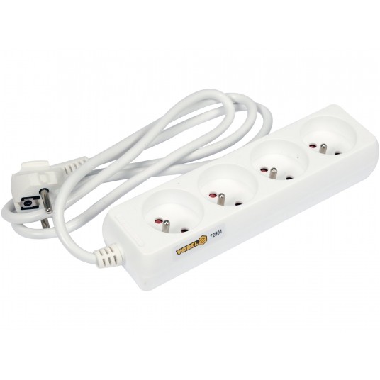 PRZEDŁUŻACZ ELEKTR./BIAŁY/ 4G Z/U 1,5 M -zdjęcie numer 2