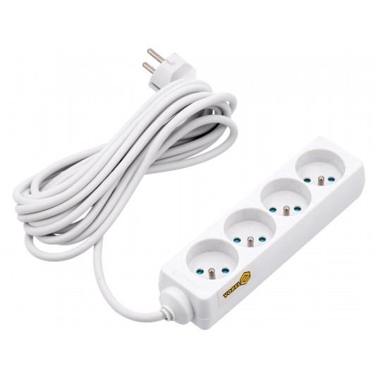 PRZEDŁUŻACZ ELEKTR./BIAŁY/ 4G Z/U 5M -zdjęcie numer 2