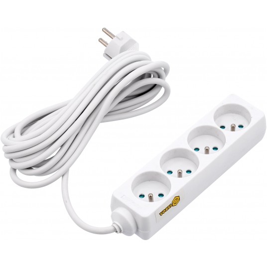 PRZEDŁUŻACZ ELEKTR./BIAŁY/ 4G Z/U 5M -zdjęcie numer 2
