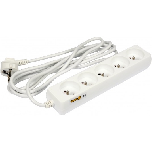 PRZEDŁUŻACZ ELEKTR./BIAŁY/ 5G Z/U 3M -zdjęcie numer 2