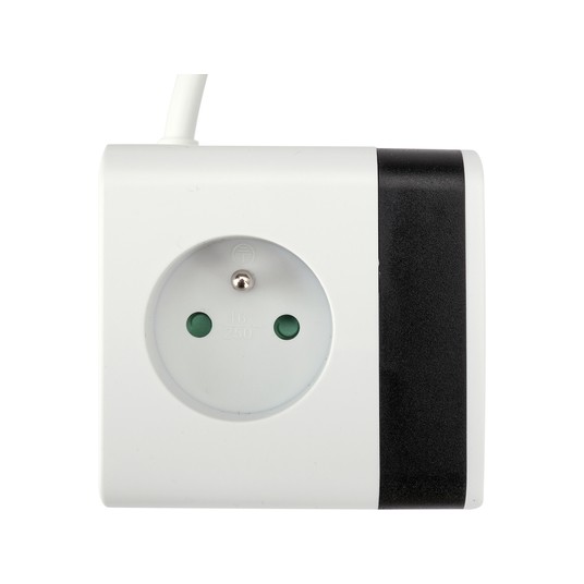 PRZEDŁUŻACZ KOSTKA Z USB 3G Z/U 1,5M -zdjęcie numer 4