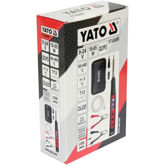 PRZENOŚNA LUTOWNICA CYFROWA T12 65W -zdjęcie numer 9