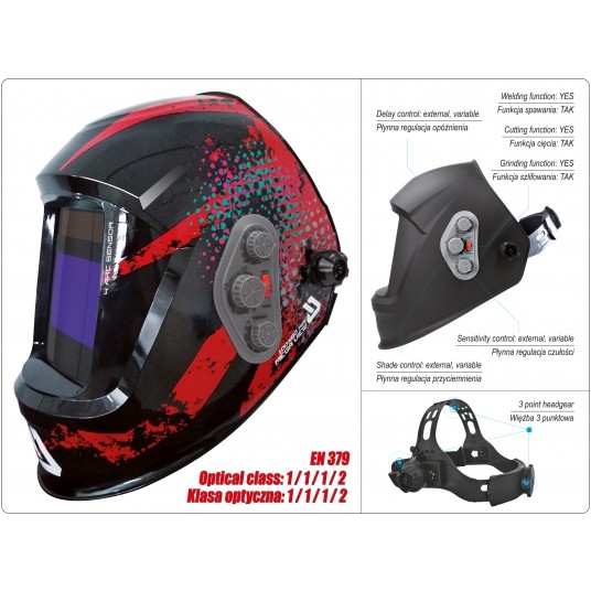 PRZYŁBICA SPAWALNICZA SAMOŚCIEMNIAJĄCA -zdjęcie numer 5