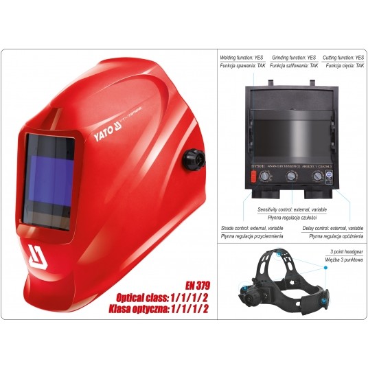 PRZYŁBICA SPAWALNICZA SAMOŚCIEMNIAJĄCA -zdjęcie numer 5