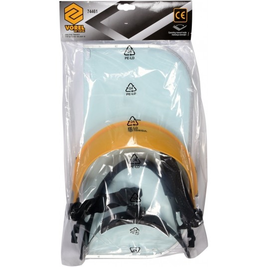 PRZYŁBICA Z BEZBARWNĄ OSŁONĄ TWARZY -zdjęcie numer 2