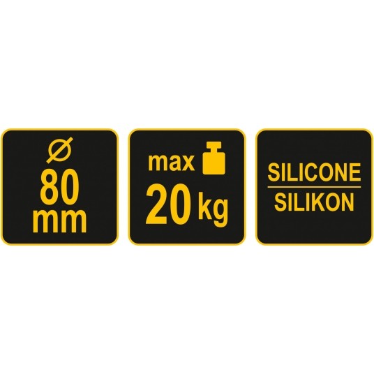 PRZYSSAWKA GUMOWA fi 80 mm -zdjęcie numer 2