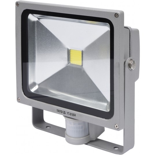 REFLEKTOR DIOD.30W 2100LM CZUJ. YATO -zdjęcie numer 1