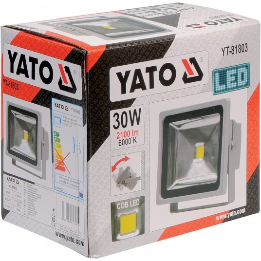 REFLEKTOR DIOD.30W 2100LM YATO -zdjęcie numer 5