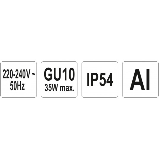 REFLEKTOR OGRODOWY GU10 ZE SZPIKULCEM -zdjęcie numer 5