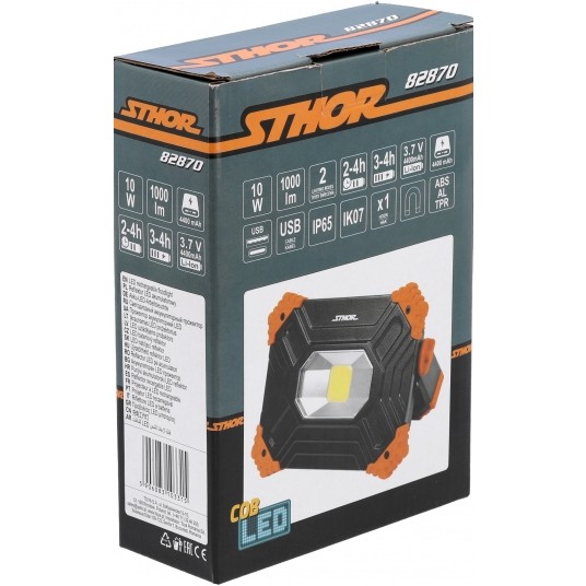 REFLEKTOR PRZENOŚNY 10W COB 1000LM -zdjęcie numer 7