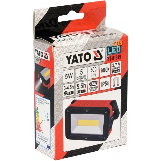 REFLEKTOR PRZENOŚNY 5W COB 300LM -zdjęcie numer 7