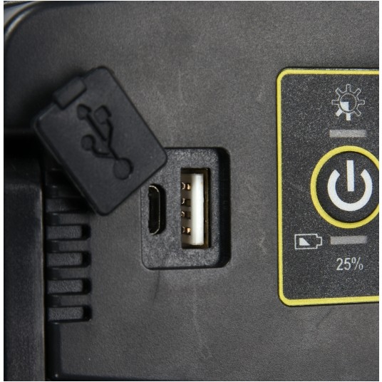 REFLEKTOR PRZENOŚNY,GŁOŚNIK 2X15W 2000LM -zdjęcie numer 4