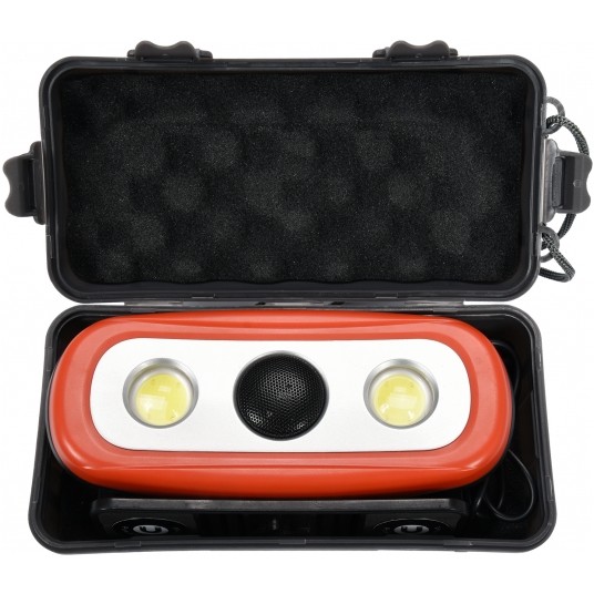 REFLEKTOR PRZENOŚNY,GŁOŚNIK 2X15W 2000LM -zdjęcie numer 10