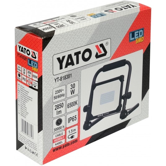 REFLEKTOR PRZENOŚNY SMD LED 30W 2850LM -zdjęcie numer 4