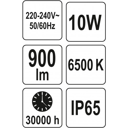 REFLEKTOR SMD LED 10W 900LM -zdjęcie numer 3