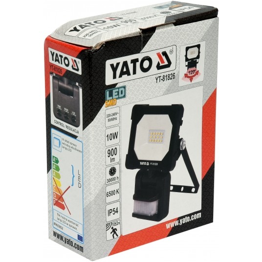 REFLEKTOR SMD LED 10W 900LM Z CZ. RUCHU -zdjęcie numer 3