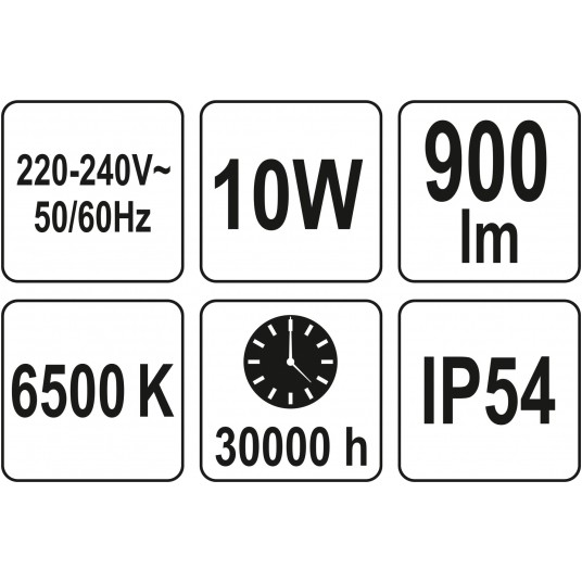 REFLEKTOR SMD LED 10W 900LM Z CZ. RUCHU -zdjęcie numer 4