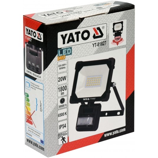 REFLEKTOR SMD LED 20W 1800LM Z CZ.RUCHU -zdjęcie numer 2