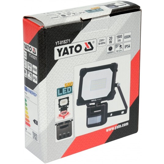 REFLEKTOR SMD LED 20W 1900LM Z CZ.RUCHU -zdjęcie numer 6