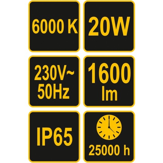 REFLEKTOR SMD LED 20W -zdjęcie numer 4