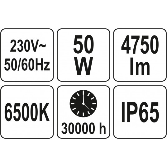 REFLEKTOR SMD LED 50W 4750LM -zdjęcie numer 5