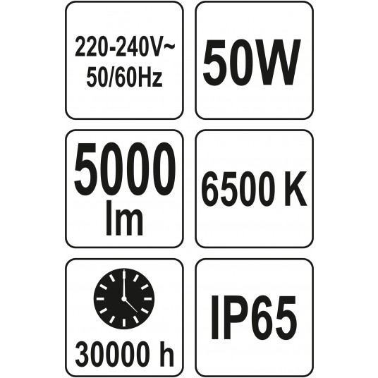 REFLEKTOR SMD LED 50W 5000LM -zdjęcie numer 3
