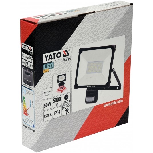 REFLEKTOR SMD LED 50W 5000LM Z CZ.RUCHU -zdjęcie numer 2