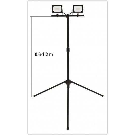 REFLEKTOR SMD LED ZE STOJ. 2*20W 3600LM -zdjęcie numer 3
