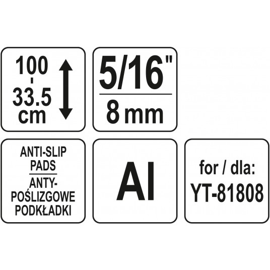 REGULOWANY STATYW 5/16" DO YT-81808 -zdjęcie numer 5