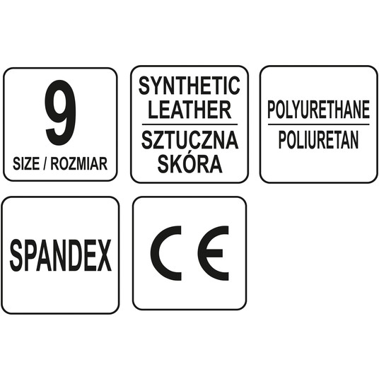 RĘKAWICE ANTYPOŚLIZGOWE NAKRAP. R. 9 -zdjęcie numer 10