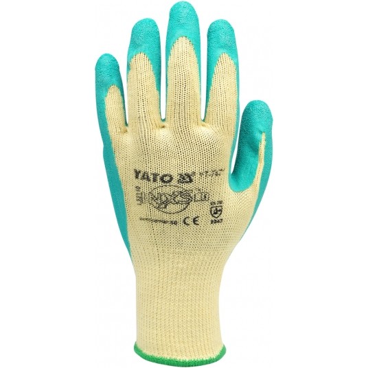 RĘKAWICE BAWEŁNA LATEX 10" YATO -zdjęcie numer 2