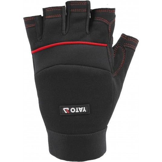 RĘKAWICE BEZ PALCÓW OCHR. ODCISK. R. 8 -zdjęcie numer 3