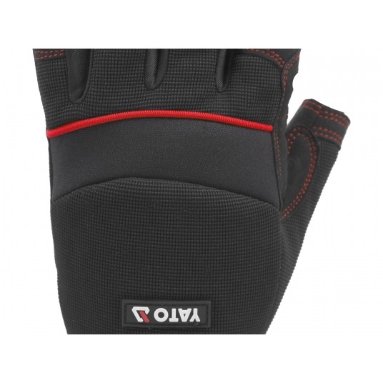 RĘKAWICE BEZ PALCÓW OCHR. ODCISK. R. 8 -zdjęcie numer 5