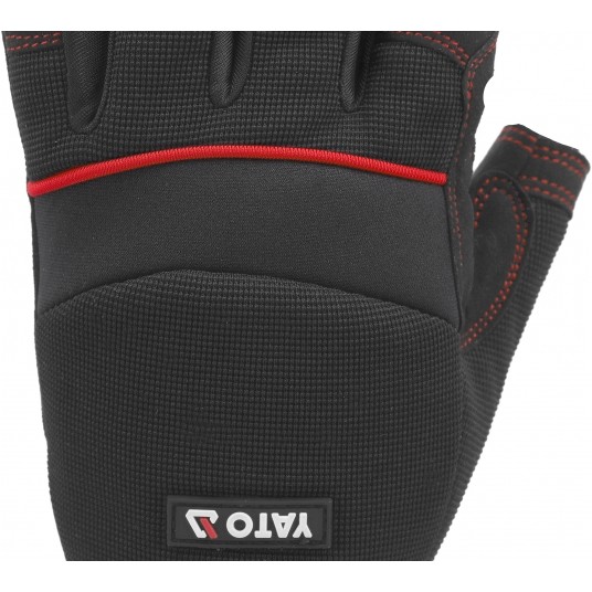 RĘKAWICE BEZ PALCÓW OCHR. ODCISK. R. 8 -zdjęcie numer 5