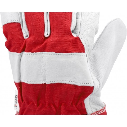 RĘKAWICE BUDOWLANE KOZIA SKÓRA R. 10 -zdjęcie numer 5