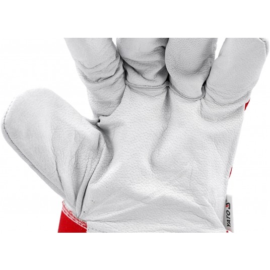 RĘKAWICE BUDOWLANE KOZIA SKÓRA R. 10 -zdjęcie numer 6