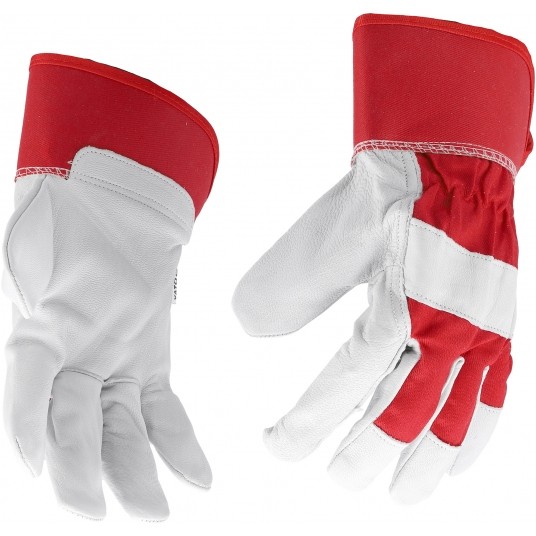 RĘKAWICE BUDOWLANE KOZIA SKÓRA R. 10 -zdjęcie numer 2