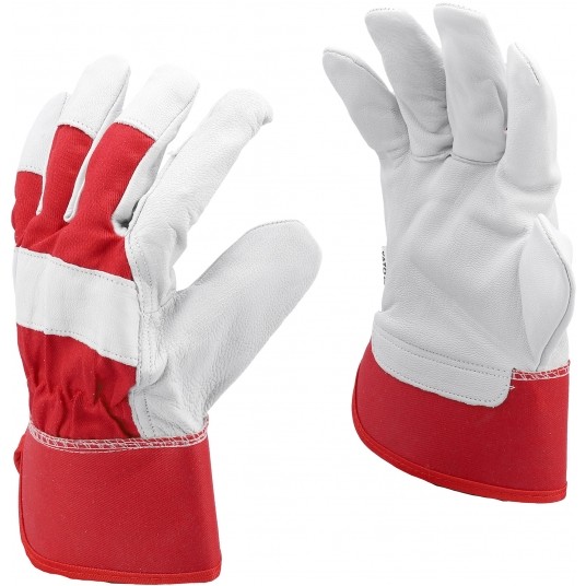 RĘKAWICE BUDOWLANE KOZIA SKÓRA R. 10 -zdjęcie numer 1