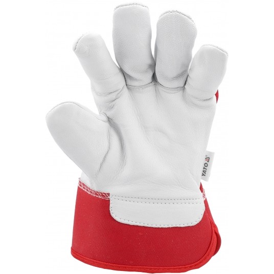 RĘKAWICE BUDOWLANE KOZIA SKÓRA R. 9 -zdjęcie numer 4